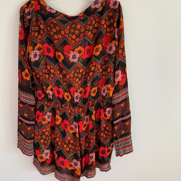 PATRONS OF PEACE Boho Floral Romper - Picture 9 of 13